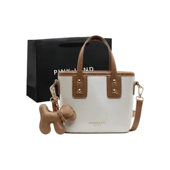 PINK·LAND PU Bucket Bags Shoulder Bag Crossbody Bag Handbag Regular Women's Multicolor