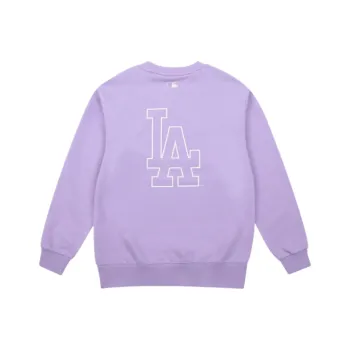 MLB Los Angeles Dodgers Sweatshirt Unisex Light Purple