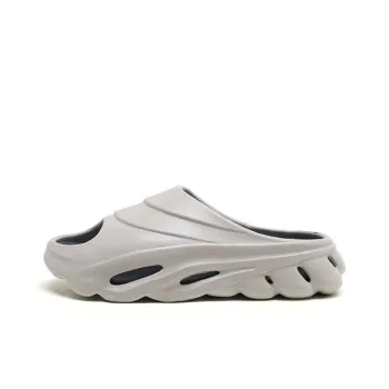 Mulinsen EVA Slip Resistant Slide Slippers Men's Card Gray Blue