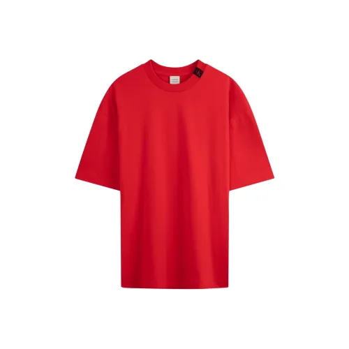 Calvin Klein Spring Festival Red Magenta T Shirts Men