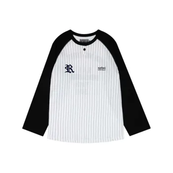 Safarispot REGION MOTORS CLUB BASEBALL TEAM LONG SLEEVE T-Shirt Unisex WHITE/White