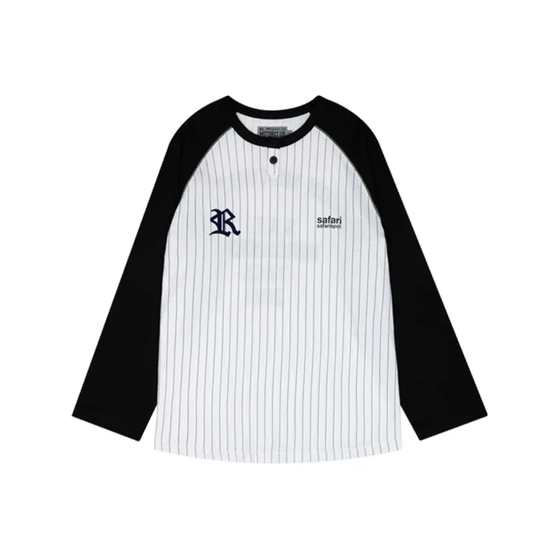 Safarispot REGION MOTORS CLUB BASEBALL TEAM LONG SLEEVE T-Shirt Unisex WHITE/White-0