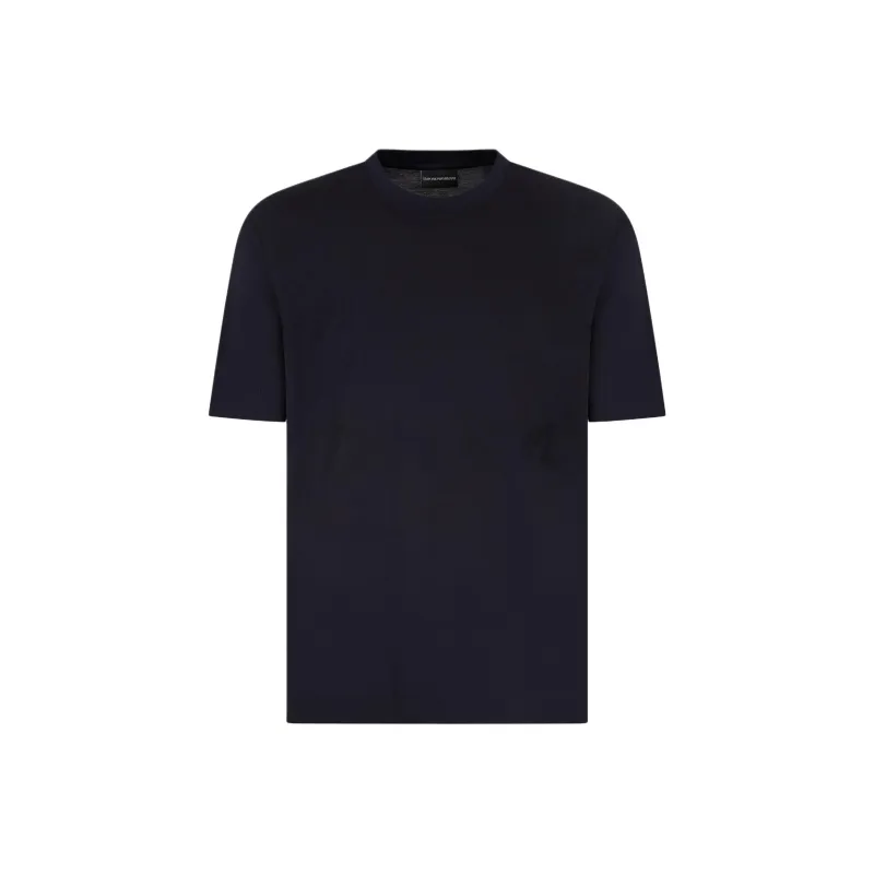 EMPORIO ARMANI Asv Jersey T shirt With Jacquard Logo-0