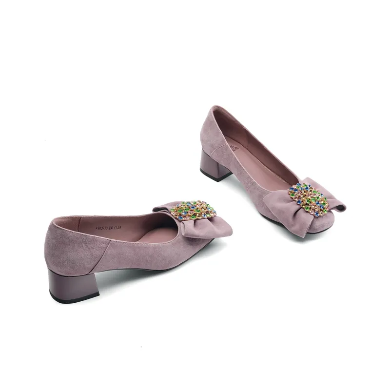 XICUNMINGWU High Heels Women's Purple-3