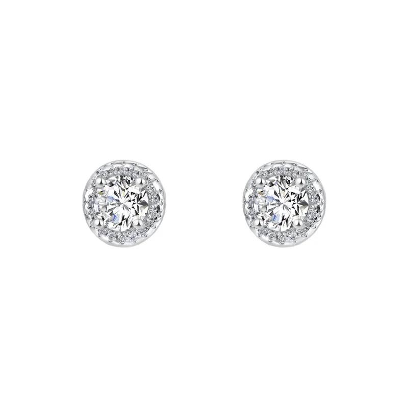 HANYUDIE Sterling Silver Stud Earrings Unisex-4