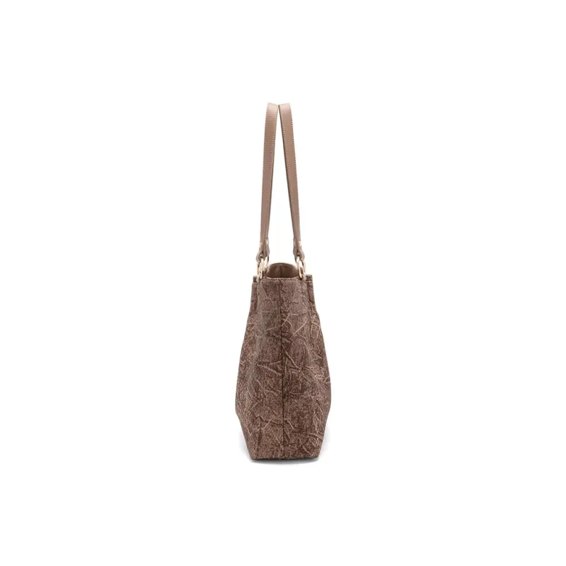 CLEVER& KETCH Synthetic Leather Tote Underarm Shoulder Bag Regular Women's Gray/Brown-4