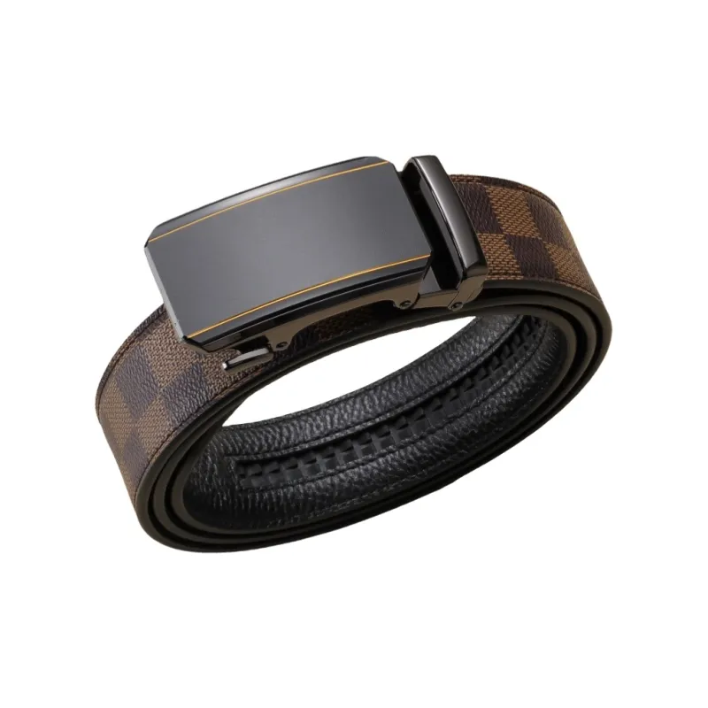 ROSEROOEN Cow Leather Belts Men's 3.5cm-2