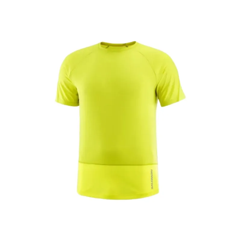 SALOMON CROSS RUN T-Shirt Men's Sulfur Spring-0