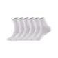 GL4024 Crew Socks, White, 6 Pack