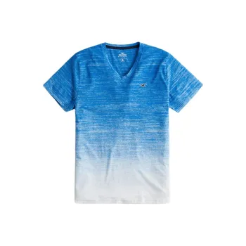 Hollister T Shirt Men's Gradient Blue