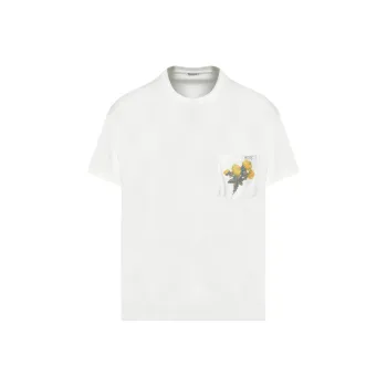 BODE Embroidered Bouquet Pocket Tee