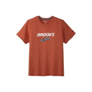 Brooks T-Shirts Men Red