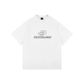 PILOTDRAGON 100% Cotton Crew Neck Short-Sleeved T-Shirt Unisex