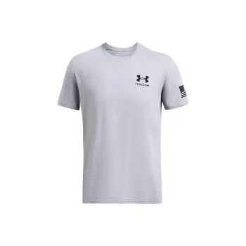 Under Armour Freedom Banner T-Shirt Men's Steel Light Heather
