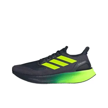 Adidas PUREBOOST 5 Anti Slip Wear Resistant Low Top Casual Running Shoes Men's Black Green