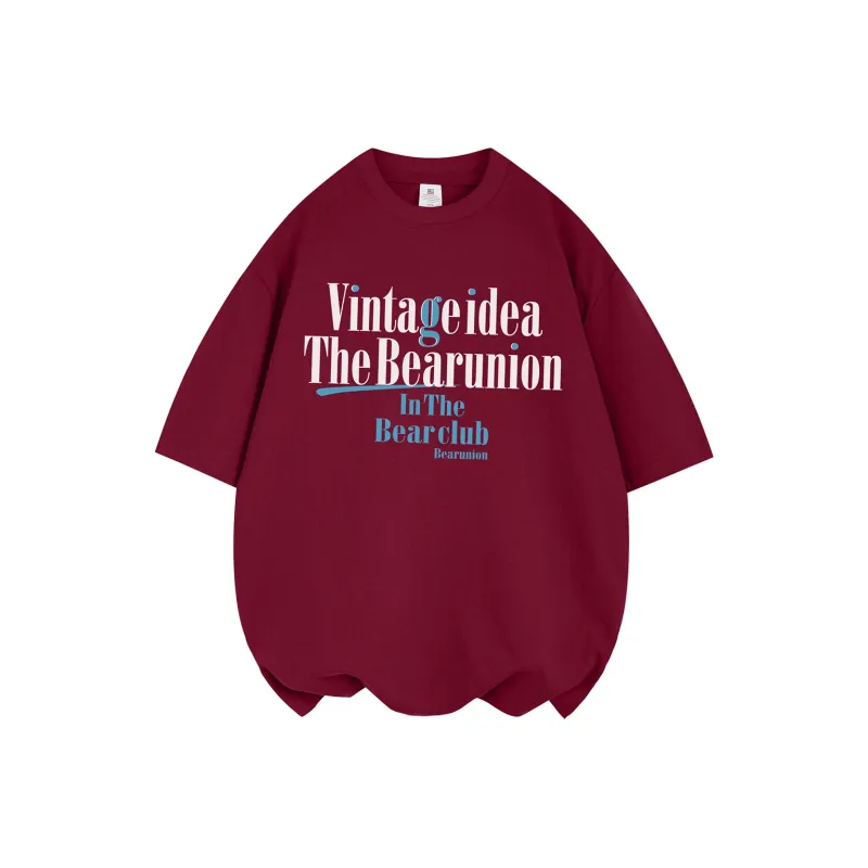 BEAR UNION Drop Shoulder Sleeve T Shirt Unisex-4