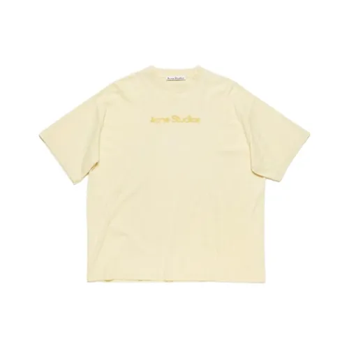 Acne Studios Blurred Logo Relaxed Fit T Shirt