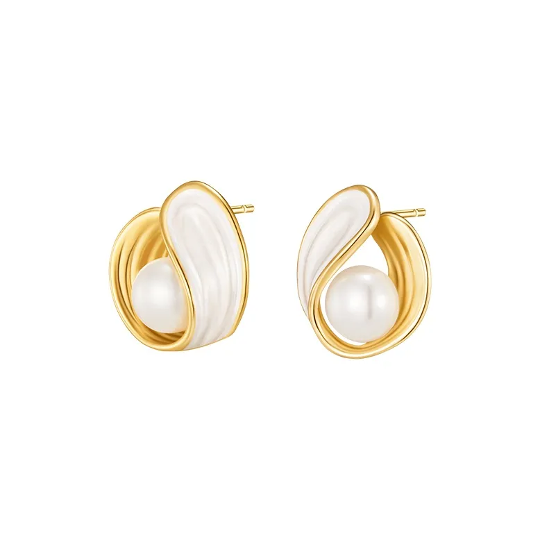 DAISY BEAUTY S925 Sterling Silver Stud Earrings Women's-1