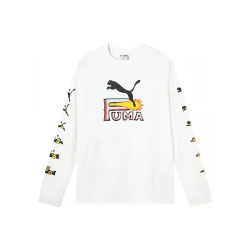 PUMA Squad T Shirts Unisex White