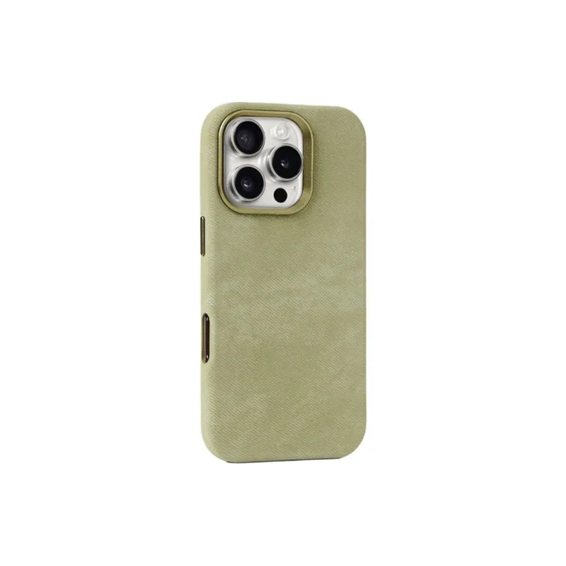 TXBX Leather Material Technical Fabric Magnetic Phone Case Compatibility With Apple 16/15/14/13/12 Collection-4