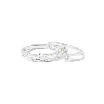 Strange S999 Fine Silver Rings Unisex