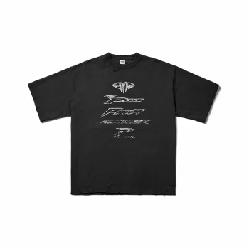 P.M.W T Shirt Unisex Carbon Black