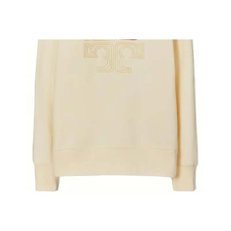 TORY BURCH Sweatshirts Women's Cream White-2
