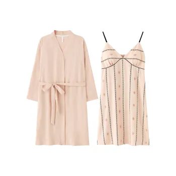 FENTENGCARE Pajama Set Women's Apricot