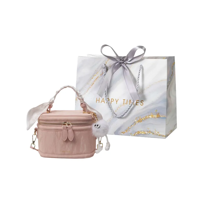 Miss Angel PU Handbag Regular Women's White/Black/Pink-7