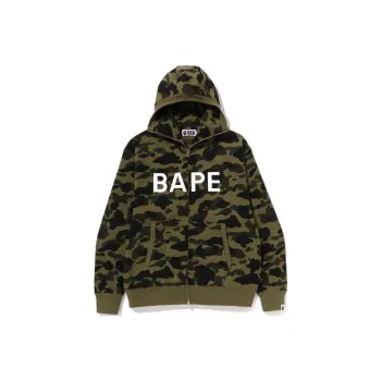 A BATHING APE X Anti Social Social Club 1st Camo Full Zip Hoodie FW19