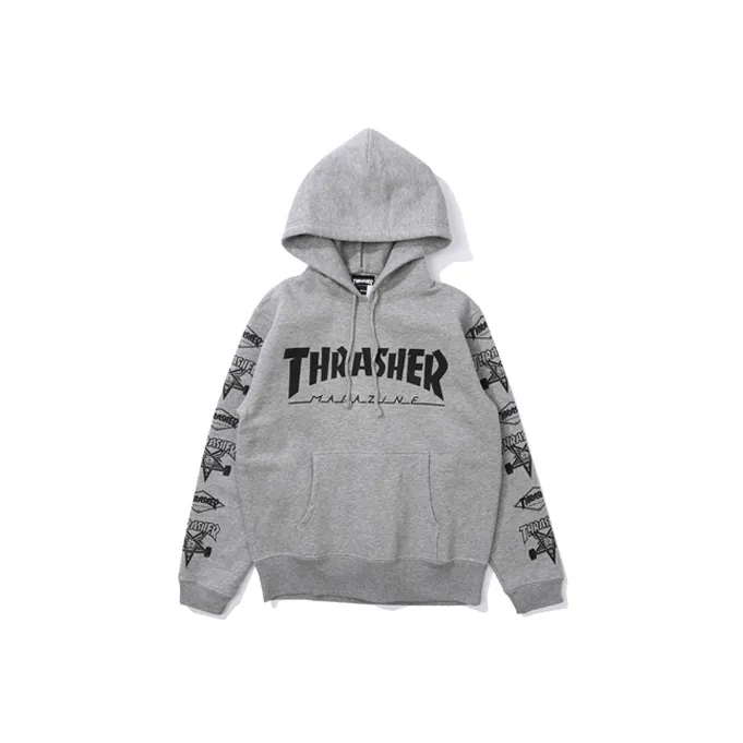 Thrasher Sweatshirt Japan Version Unisex Gray-0