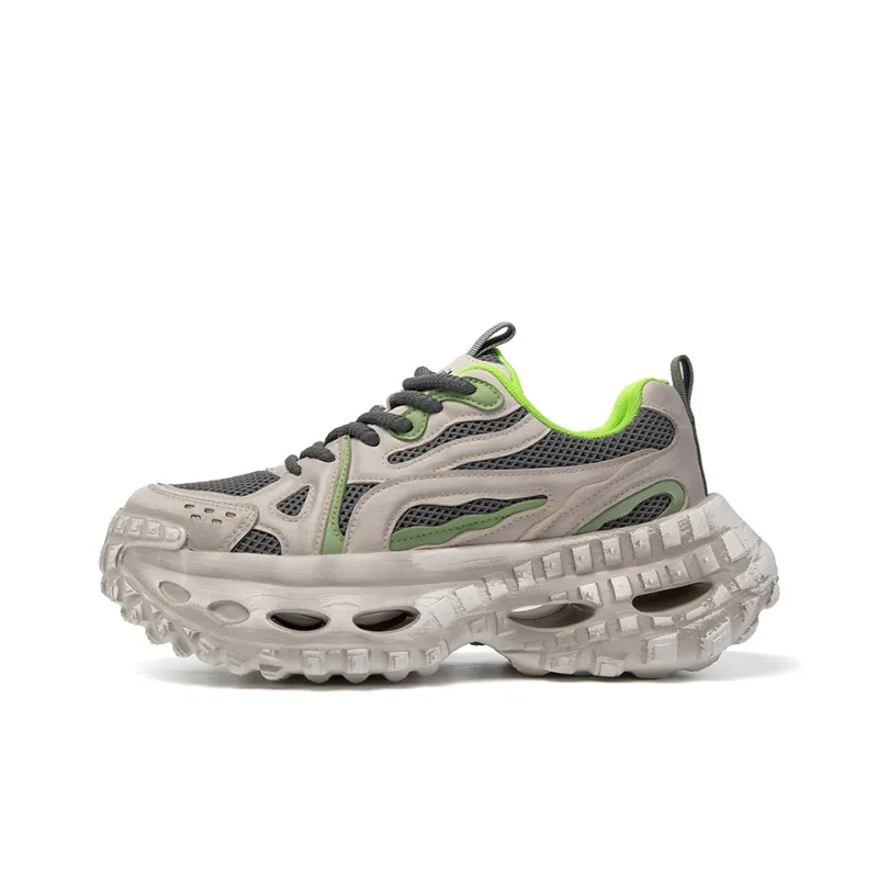 GNVA Abrasion Resistant Low Top Chunky Sneakers Men's-0