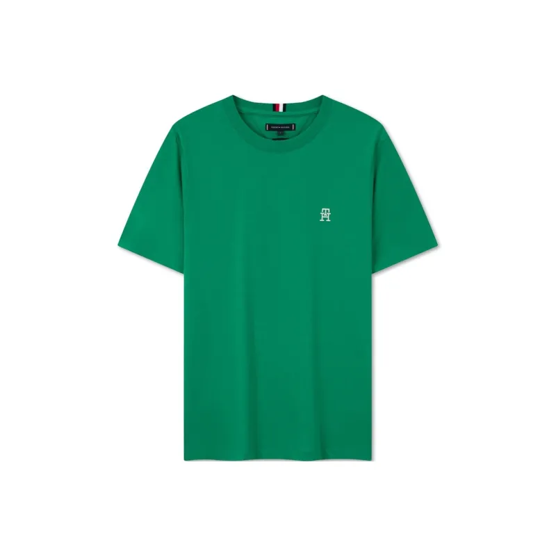 Tommy Hilfiger Th Monogram embroidered T shirt-21