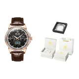 Rose Case Black Dial Brown Leather[Luxury Box]