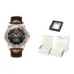Rose Case Black Dial Brown Leather[Luxury Box]