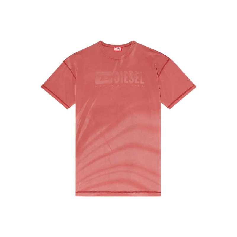 DIESEL T Adjust R13 Laser Faded Logo T Shirt-0