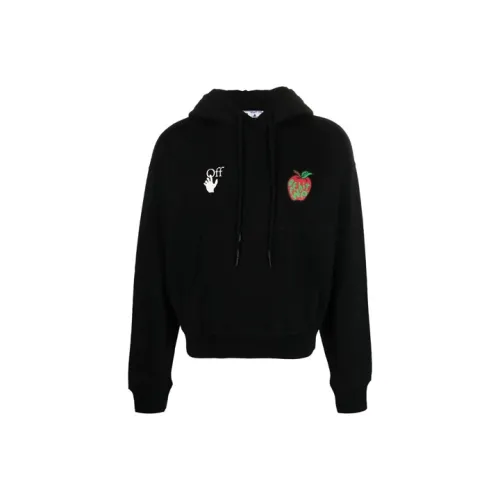 OFF WHITE Oversized Apple Print Arrow Hoodie