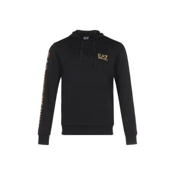 EMPORIO ARMANI EA7 Sweatshirt Men's Black Gold