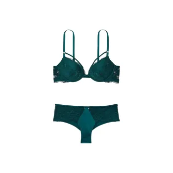 Victoria's Secret Underwear Set Women's Dark Green