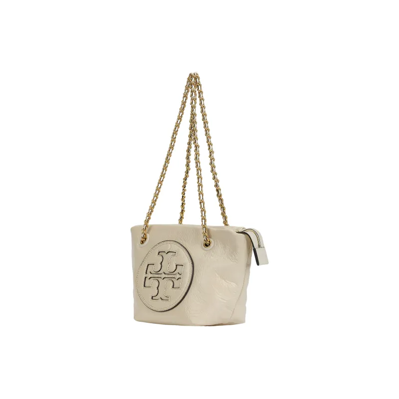 TORY BURCH Ella Cotton And Polyamide Blend Tote Bag Shopping Bag Shoulder Bags Women's Oat-1