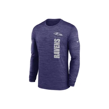 Nike Baltimore Ravens Sideline Velocity Men's Nike Dri-FIT Nfl Long-Sleeve T-Shirt