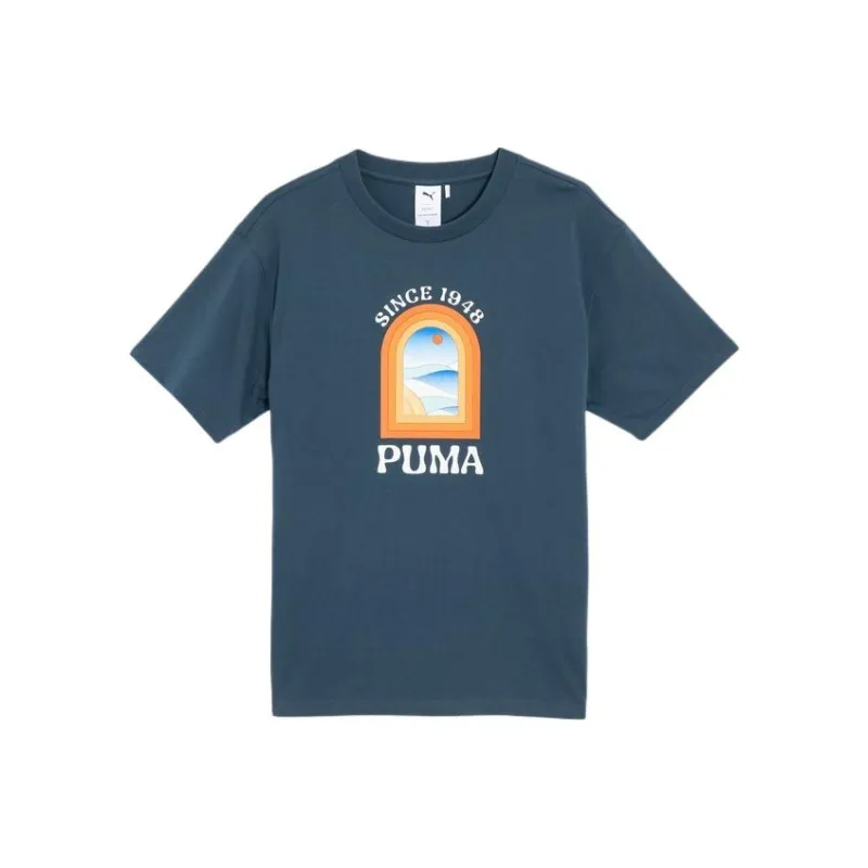 PUMA T Shirt Unisex Midnight Blue-0