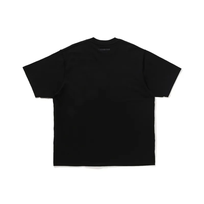 A BATHING APE Logo embroidered T shirt-1