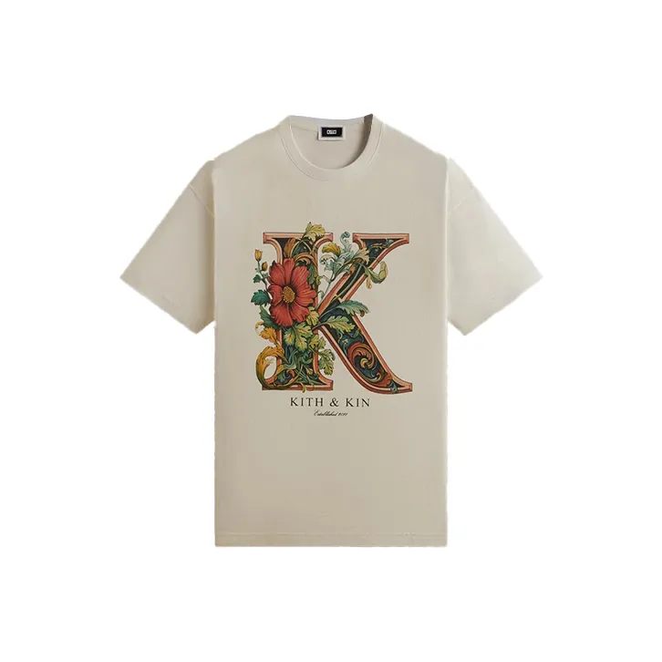 KITH Floral K Vintage Tee-0