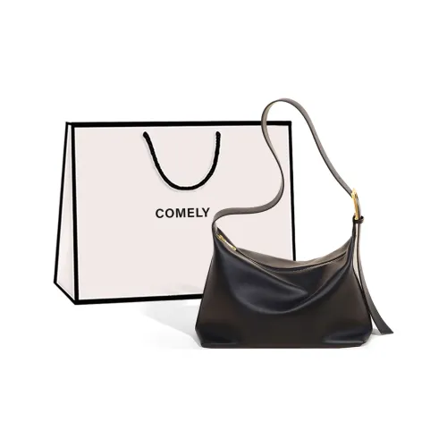 COMELY Cow Leather Shoulder Bag Women's Multicolor