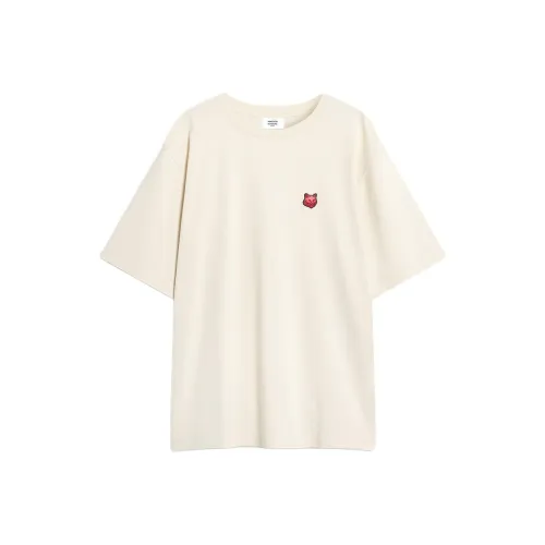 Maison Kitsune Bold Fox Head Patch Comfort T shirt