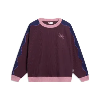 LiNing Sweatshirts Unisex Dark Reddish Purple