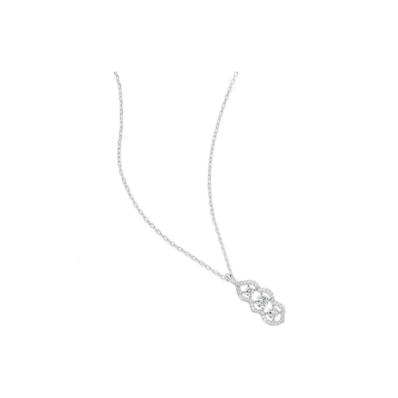 Pursue Love 925 Sterling Silver Necklaces Women's-1