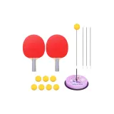 [Frozen]4-Piece 8 Ball, Classic Wood Cue*2+Base
