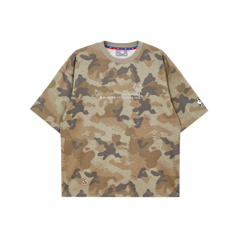 JACK JONES· x NBA T Shirt Men's Feather Gray-0